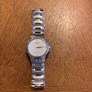 men’s silver Fossil Arkitekt watch